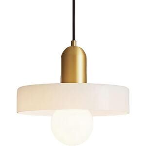 Modern Glass Pendant Light Brass Gold Kitchen Island Hanging Lamp E26